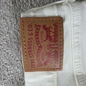 Levi's Cream Denim Jeans